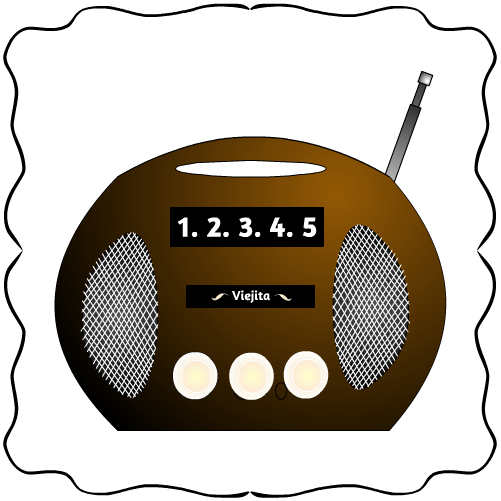 Gráfico Radio vintage